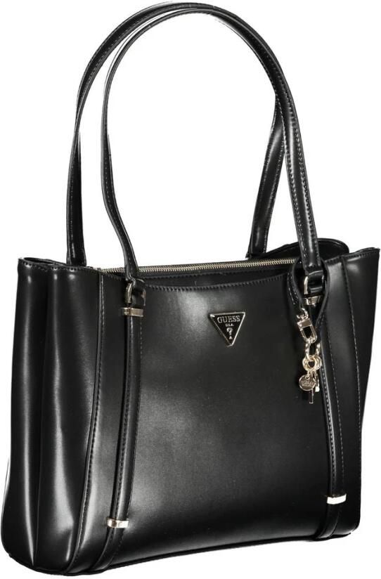 Guess Zwarte polyethyleen handtas met meerdere compartimenten Black Dames - Foto 2