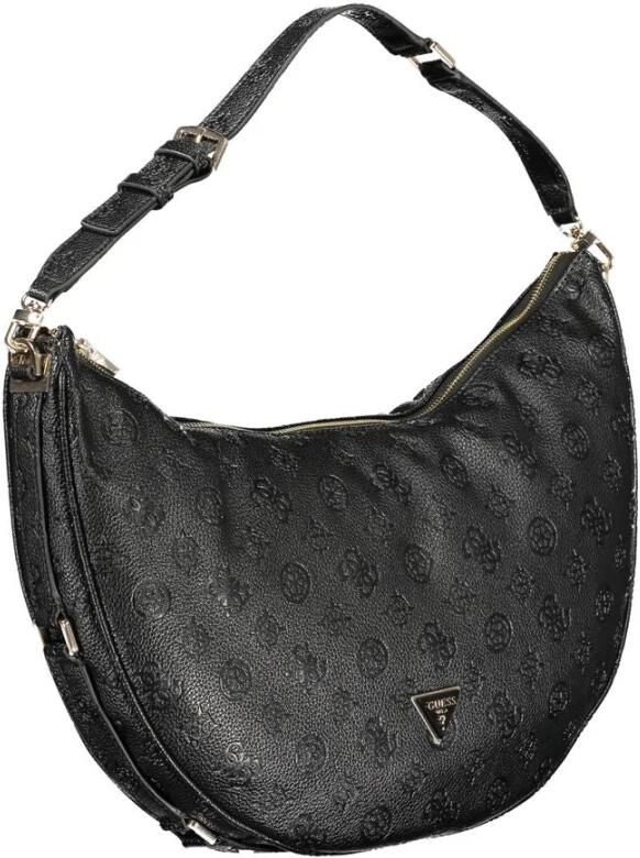 Guess Zwarte polyethyleen schoudertas met verstelbare band Black Dames - Foto 3