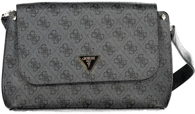 Guess Zwarte Polyethyleen Schoudertas met Verstelbare Band Black Dames - Foto 3