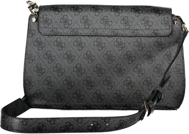 Guess Zwarte Polyethyleen Schoudertas met Verstelbare Band Black Dames - Foto 2