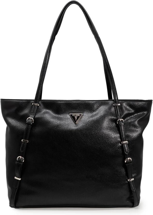 Guess Zwarte Polyurethaan Handtas Herfst Winter Stijl Black Dames - Foto 6