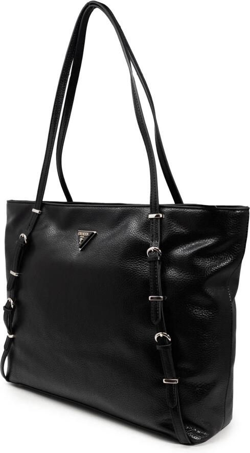 Guess Zwarte Polyurethaan Handtas Herfst Winter Stijl Black Dames - Foto 5