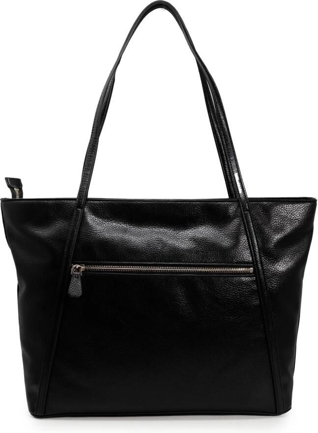 Guess Zwarte Polyurethaan Handtas Herfst Winter Stijl Black Dames - Foto 3