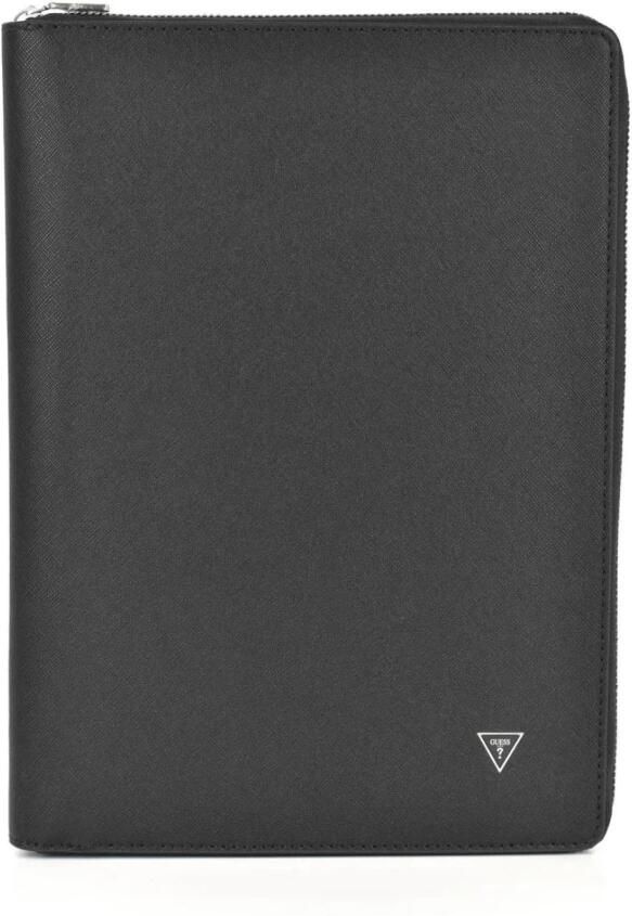 Guess Zwarte PU Leren Clutch Uni Stijl Black Heren - Foto 4