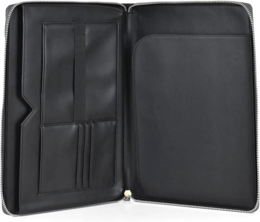 Guess Zwarte PU Leren Clutch Uni Stijl Black Heren