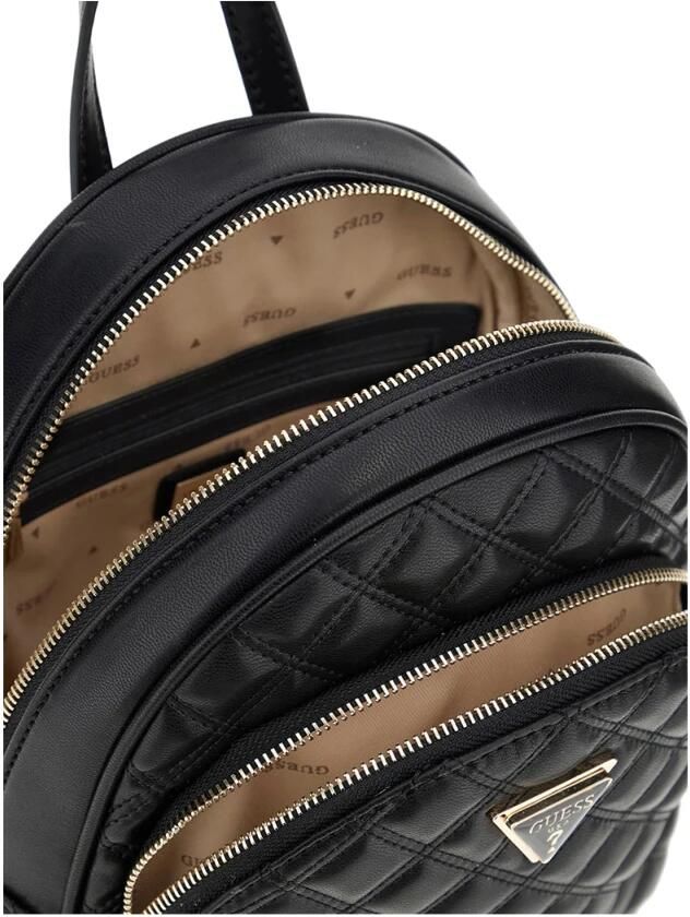 Guess Zwarte Rugzak Stijlvol en veelzijdig Black Dames
