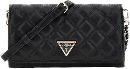 Guess Zwarte Kleine Flap Handtas met Gewatteerd Effect Black Dames - Foto 6