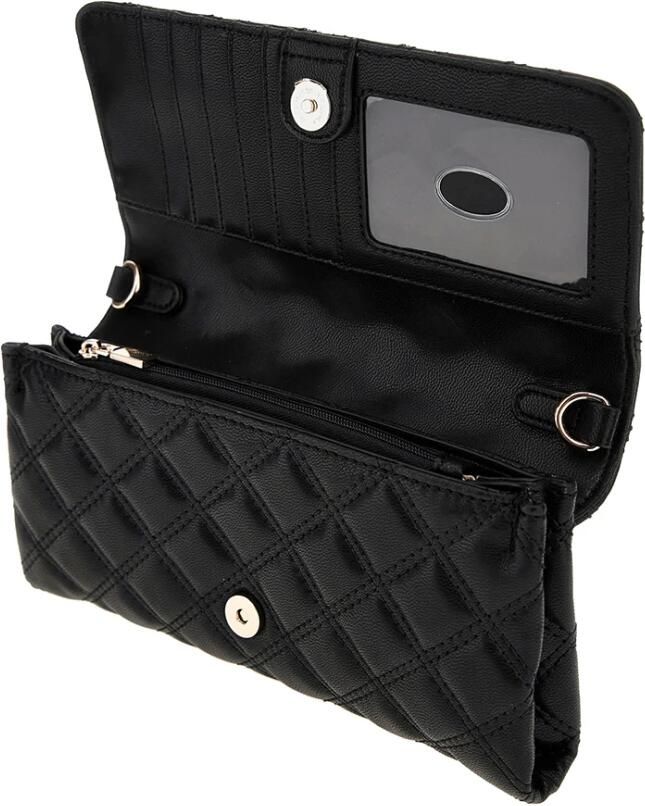 Guess Zwarte Kleine Flap Handtas met Gewatteerd Effect Black Dames - Foto 3