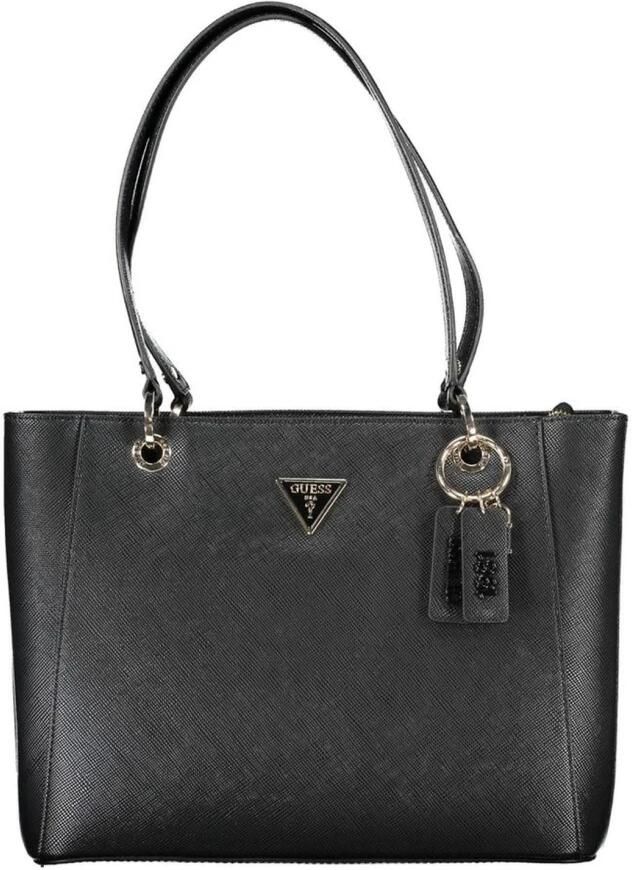 Guess Stijlvolle Zwarte Handtas met Ritssluiting Black Dames - Foto 2