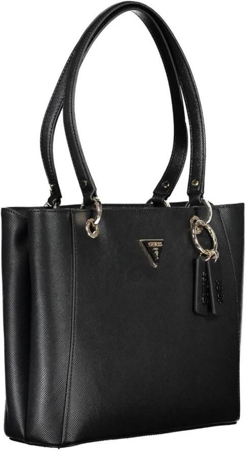 Guess Stijlvolle Zwarte Handtas met Ritssluiting Black Dames - Foto 4