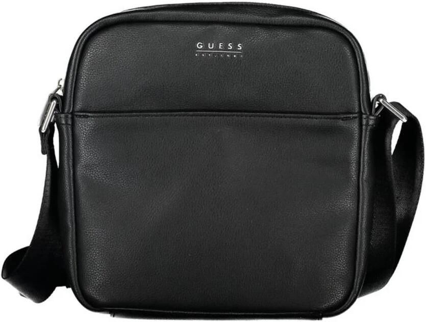 Guess Zwarte Heren Schoudertas Verstelbare Band Black Heren - Foto 3