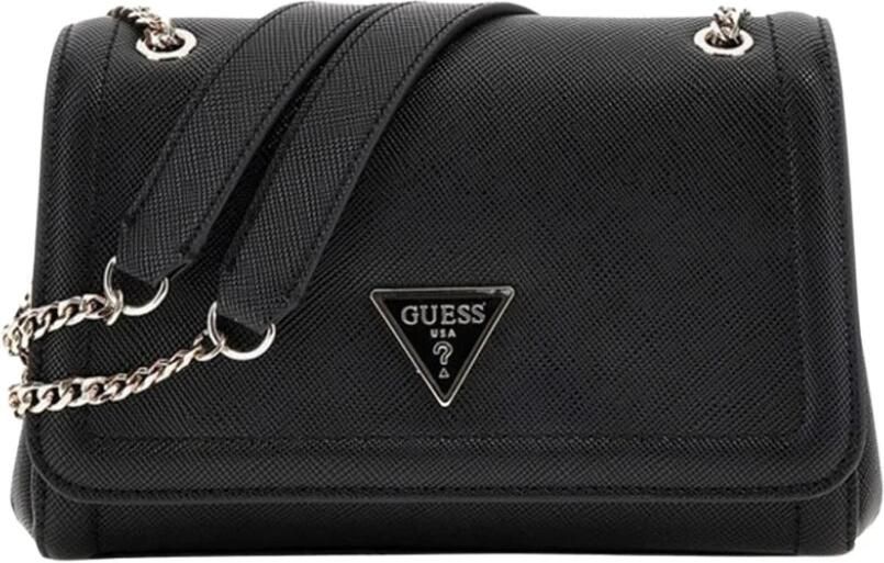 Guess Handtas in zwart met kettingriem model 'NOELLE CROSSBODY'