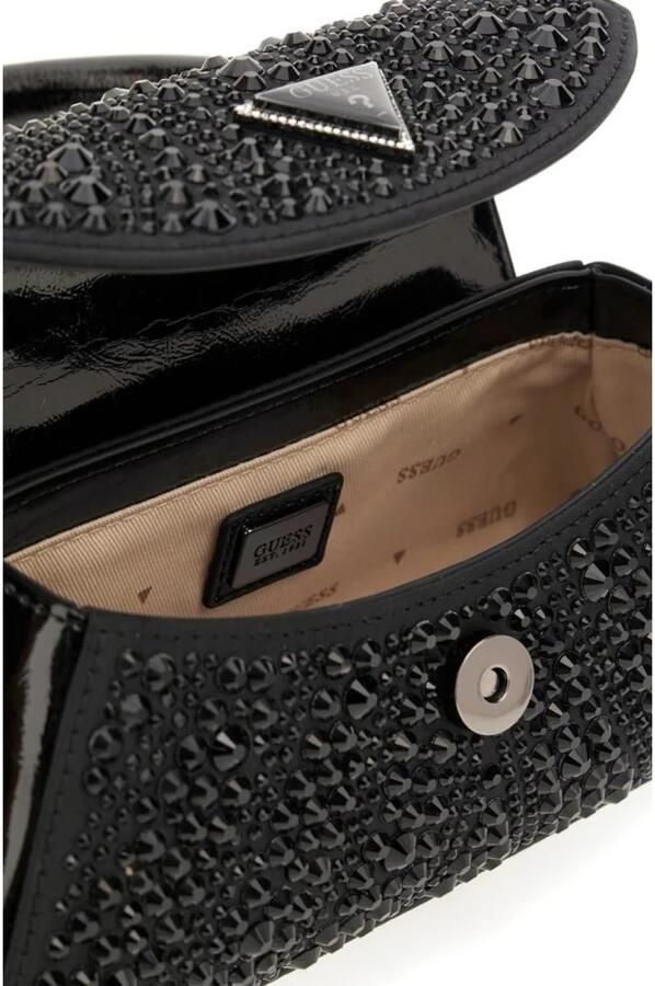 Guess Zwarte Strass Handtas Handmodel Black Dames