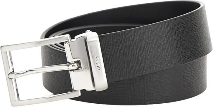 Guess Zwarte herenriem van synthetisch materiaal Black Heren