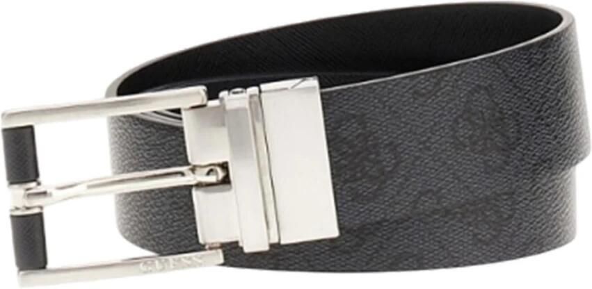 Guess Zwarte synthetische herenriem Black Heren - Foto 3