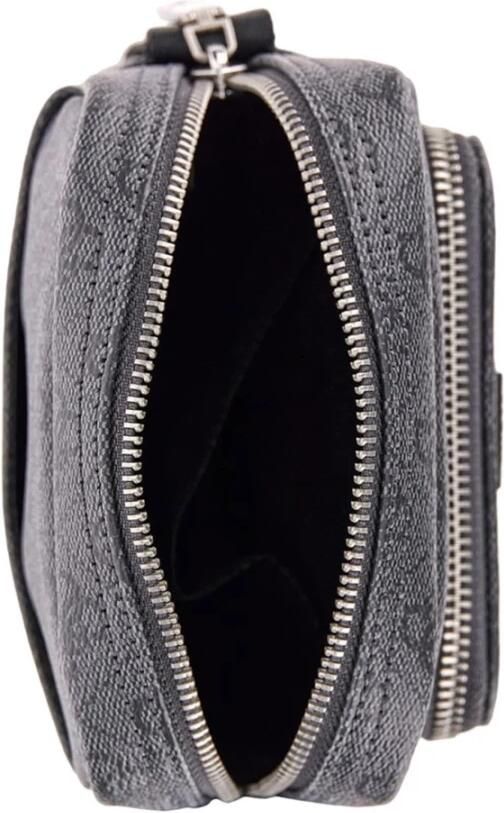 Guess Zwarte Schoudertas Vezzola Smart Xbody Double Pckt - Foto 2