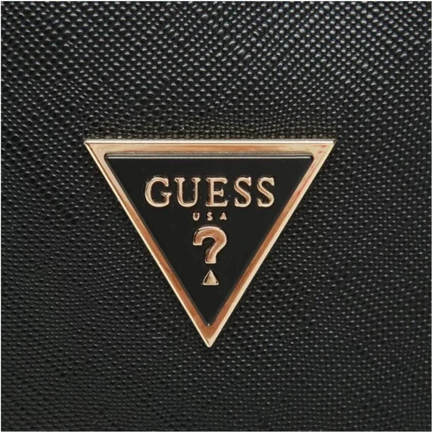 Guess Zwarte toilettas Effen kleur Black Dames