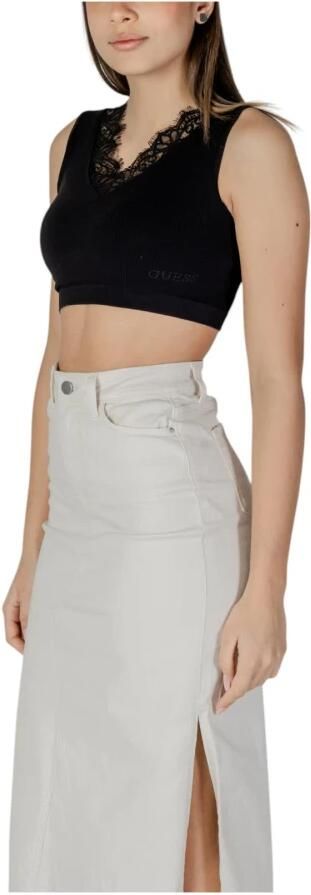 Guess Zwarte V-Hals Mouwloze Top Black Dames - Foto 2