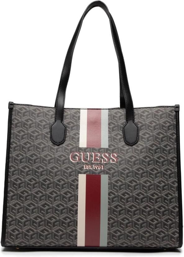 Guess Zwarte Wilder Travel Schoudertas Black Dames