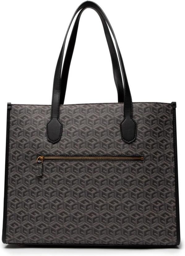 Guess Zwarte Wilder Travel Schoudertas Black Dames - Foto 5