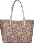 Guess Convertible Schoudertas met Afneembare Pochette Beige Dames - Thumbnail 1