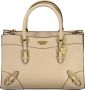 Guess Beige Polyurethaan Handtas met Meerdere Compartimenten Beige Dames - Thumbnail 1