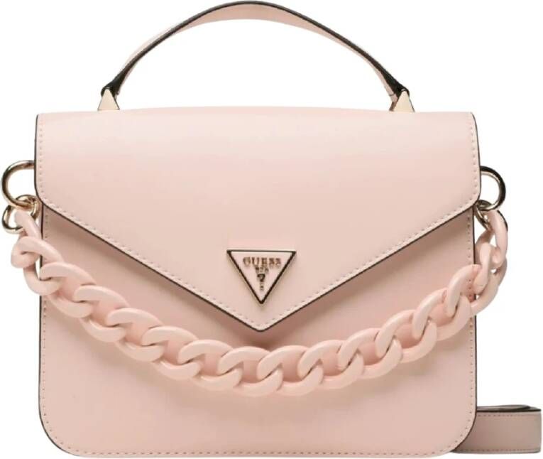 Guess Roze Tas met Kliksluiting Roze Dames