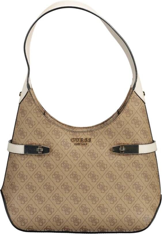 Guess Shoulder bag zadie hobo in faophelle bs22gu132 sg839602 Bruin Dames