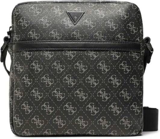 Guess Heren Vezzola Smart Top Crossbody Tas Zwart Heren