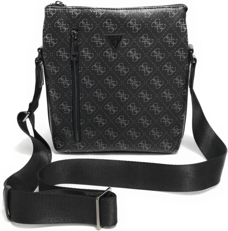 Guess Vezzola Xbody Verticale Rits Schoudertas Black
