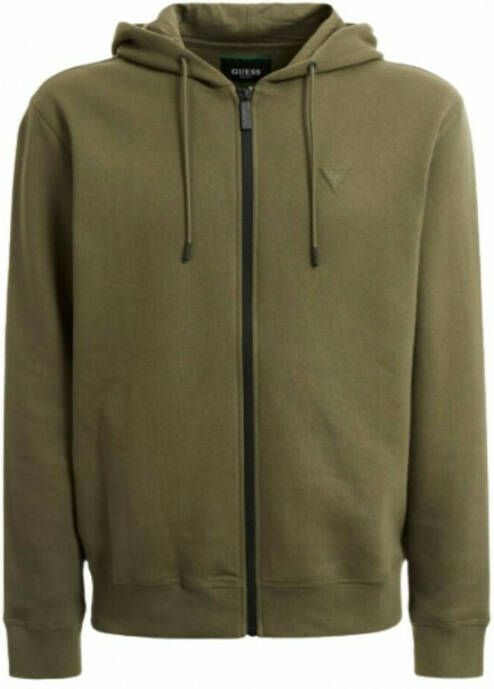 Guess Hooded sweatshirt with Sweatshirt Zip E22Gu63 U1Ya03K9V31 Groen