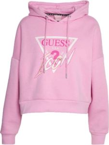 Guess Icon Hoodie Roze Dames