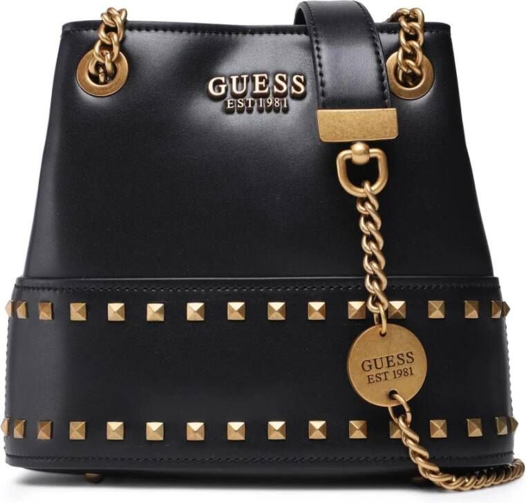 Guess Iseline Zwarte Schoudertas Crossbody B24Gu109 Ve896001 Black Dames