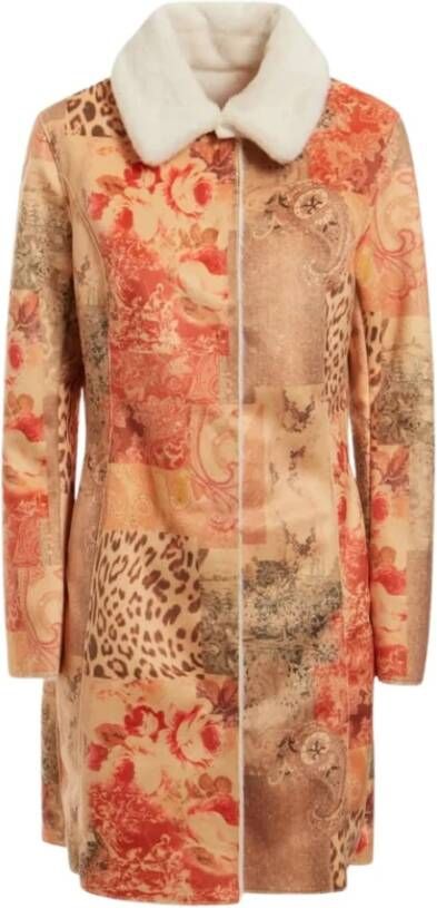 Guess Omkeerbare Faux Fur Jas Multicolor Dames