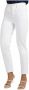Guess High-Waisted Slim Fit Cropped Jeans met Kettingdetail White Dames - Thumbnail 2