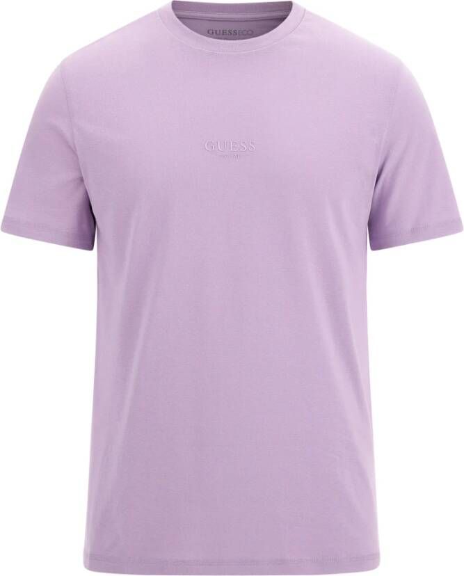 Guess Jersey T-shirt Aidy Paars Heren