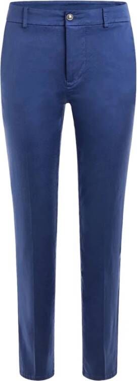 Guess Leather Trousers Blauw Dames
