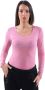 Guess Stijlvolle Rhinestone Logo Sweater Pink Dames - Thumbnail 2