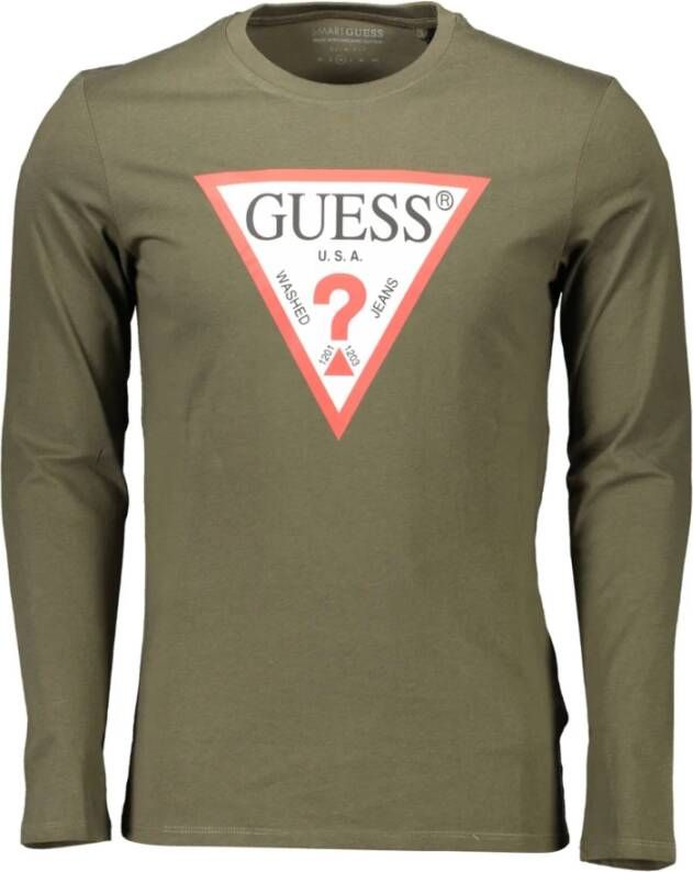 Guess Long Sleeve Tops Groen Heren