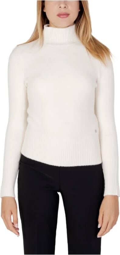 Guess Marion TN LS Sweater Herfst Winter Stijl White Dames