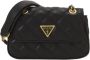 Guess Mini Convertible Gewatteerde Schoudertas Black Dames - Thumbnail 1