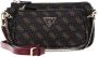 Guess Noelle Mini Crossbody Bruin Logo Tas Bruin Dames - Thumbnail 1