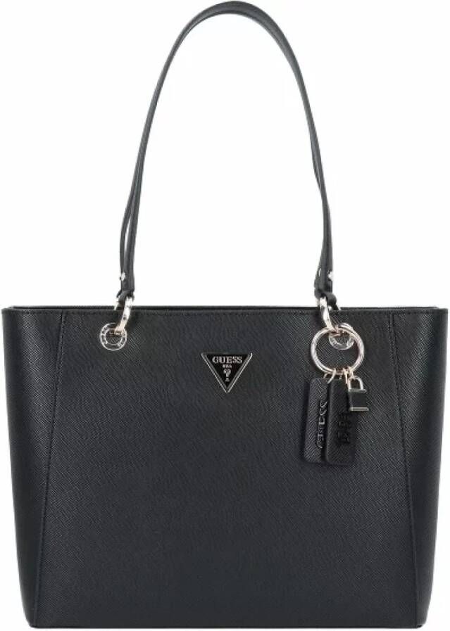 Guess Stijlvolle Zwarte Handtas met Ritssluiting Black Dames