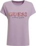 Guess Paarse Dames T-shirt Purple Dames - Thumbnail 1