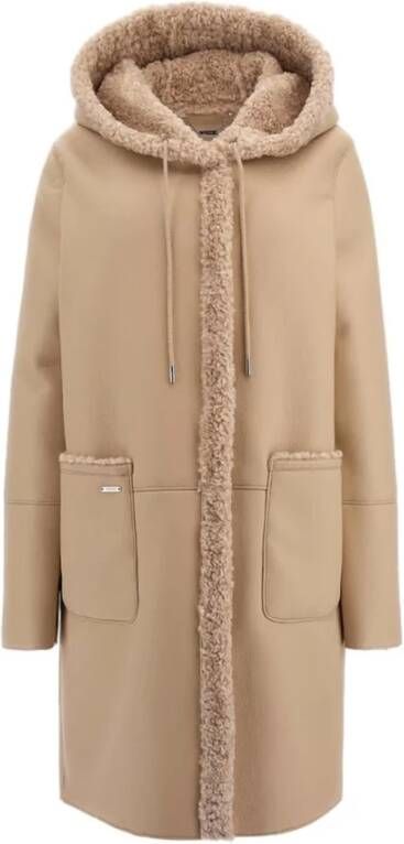 Guess Pearl Oyster Parka voor Dames Beige Dames