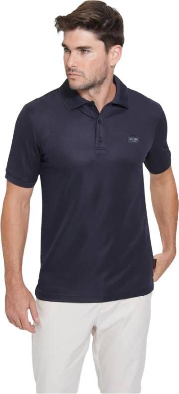 Guess Poloshirt Blauw Heren