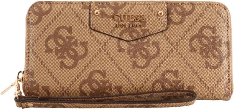 Guess Portemonnee kaarthouder Beige Dames