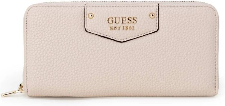 Guess Portemonnee kaarthouder Beige Dames