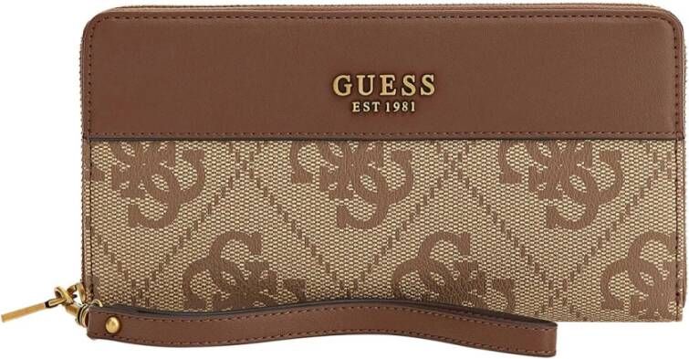 Guess Portemonnee kaarthouder Bruin Dames