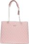 Guess Stijlvolle Eco Leren Tas met Clip en Ritssluiting Roze Dames - Thumbnail 3